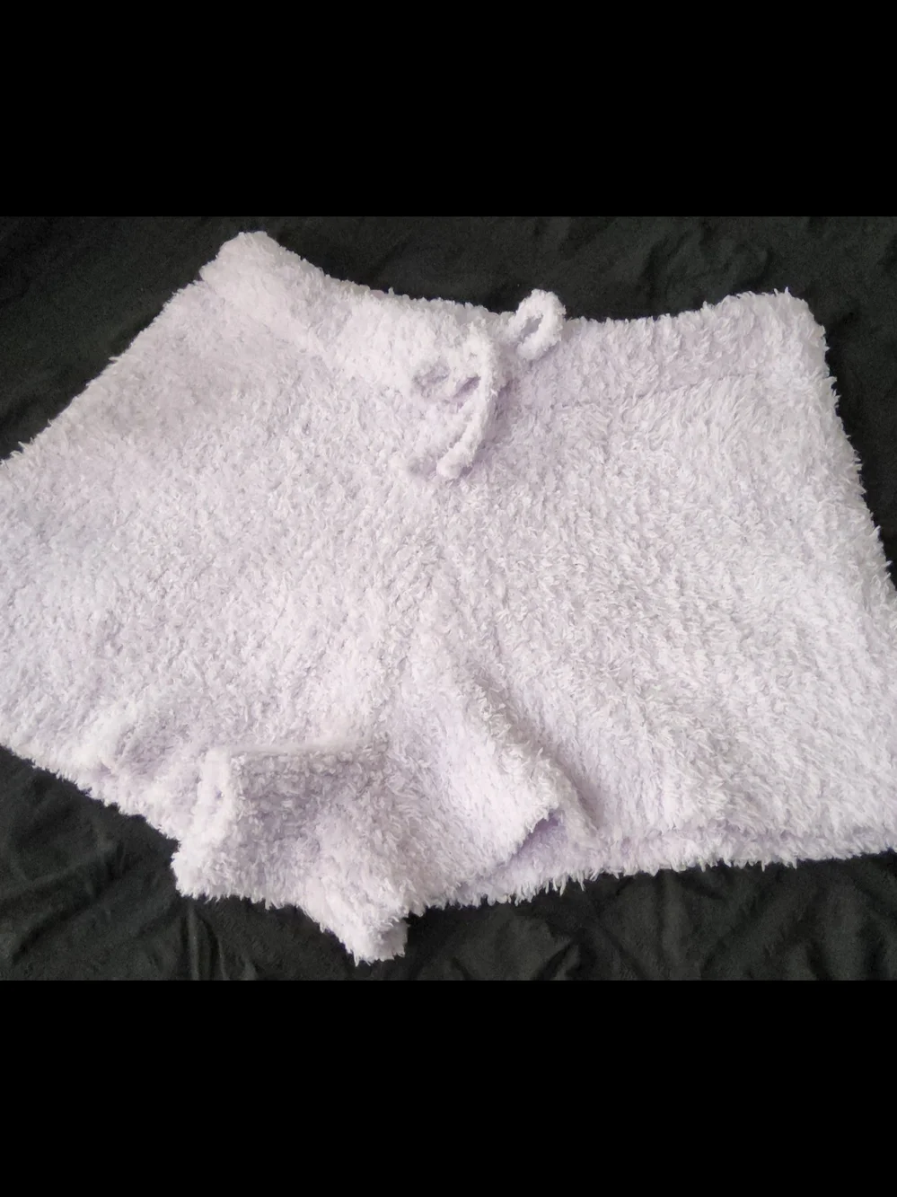 aerie Plush Fuzzy Lounge Shorts - Light Lavender